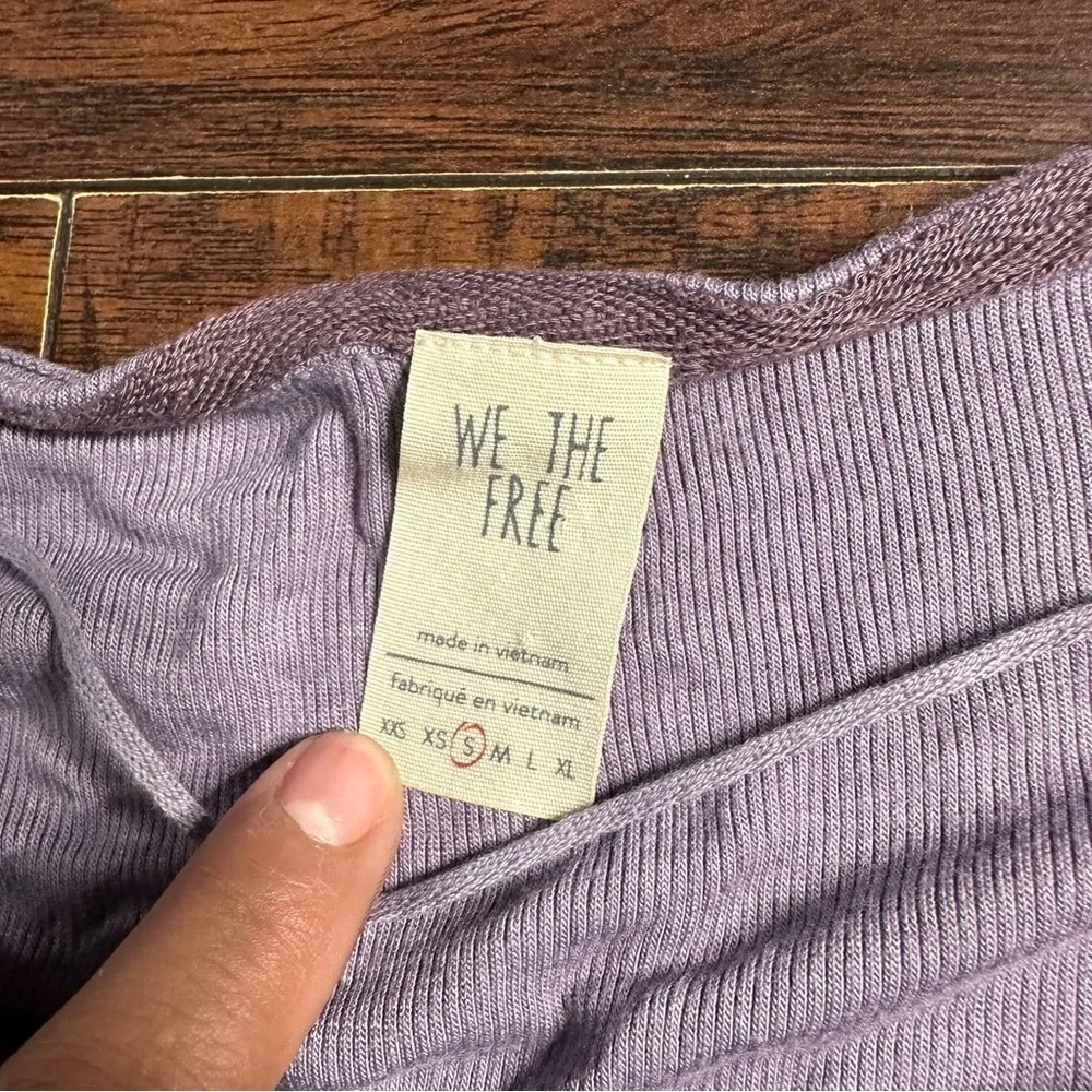 Free People Purple Love Valley Top